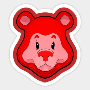 Little Bear Red Sticker